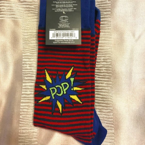 Hot Sox "Pop!" Funky Socks (NWT) - Picture 2 of 4